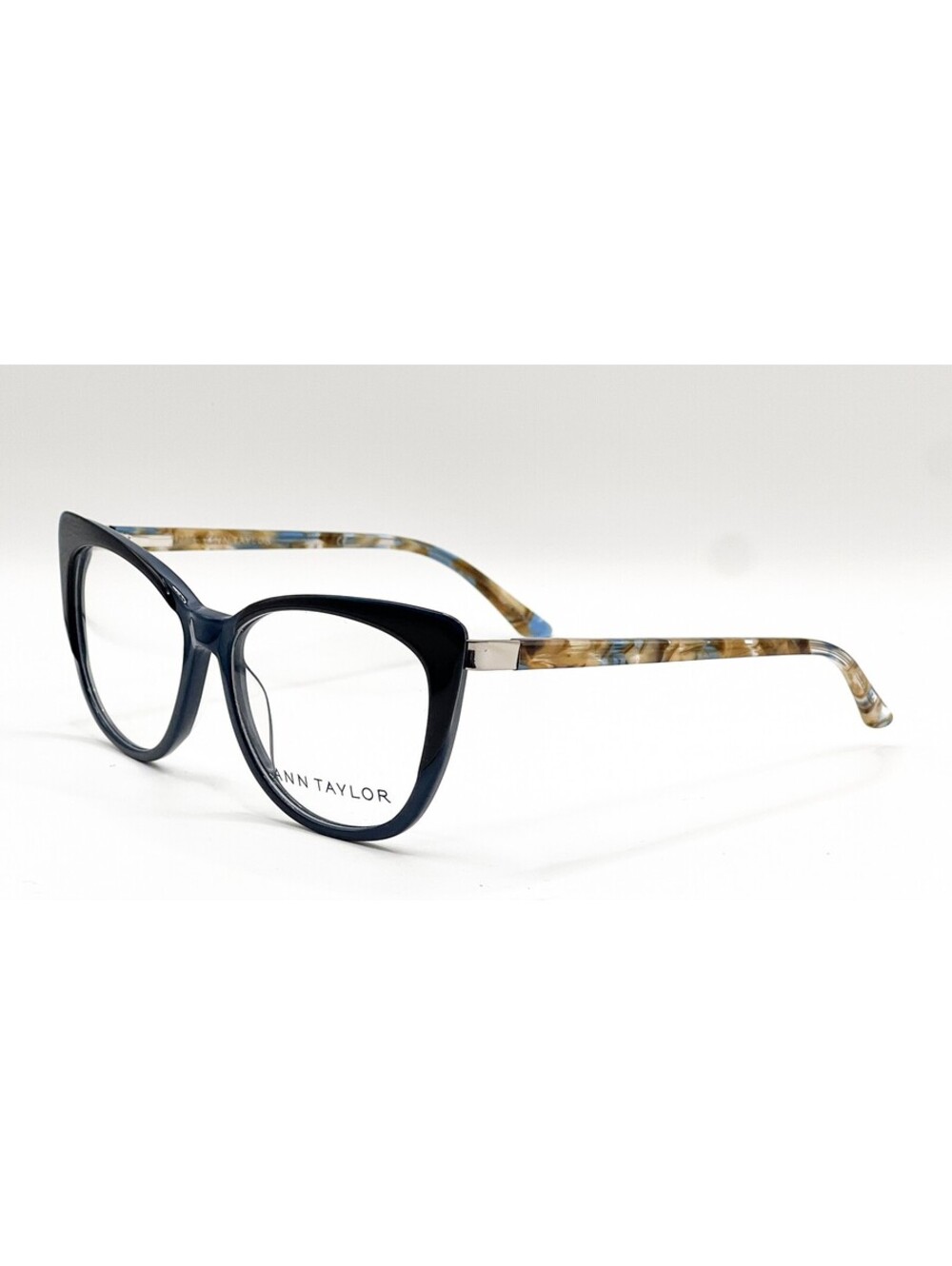 NEW ANN TAYLOR AT336 C03 DEEP CYAN AUTHENTIC EYEGLASSES 52-16